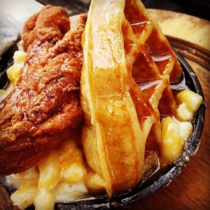 chicken and waffles