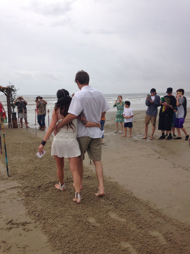 Here comes the bride